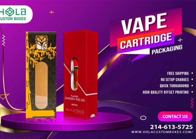 Eco-Friendly Packaging Options For Custom Vape Cartridge Boxes