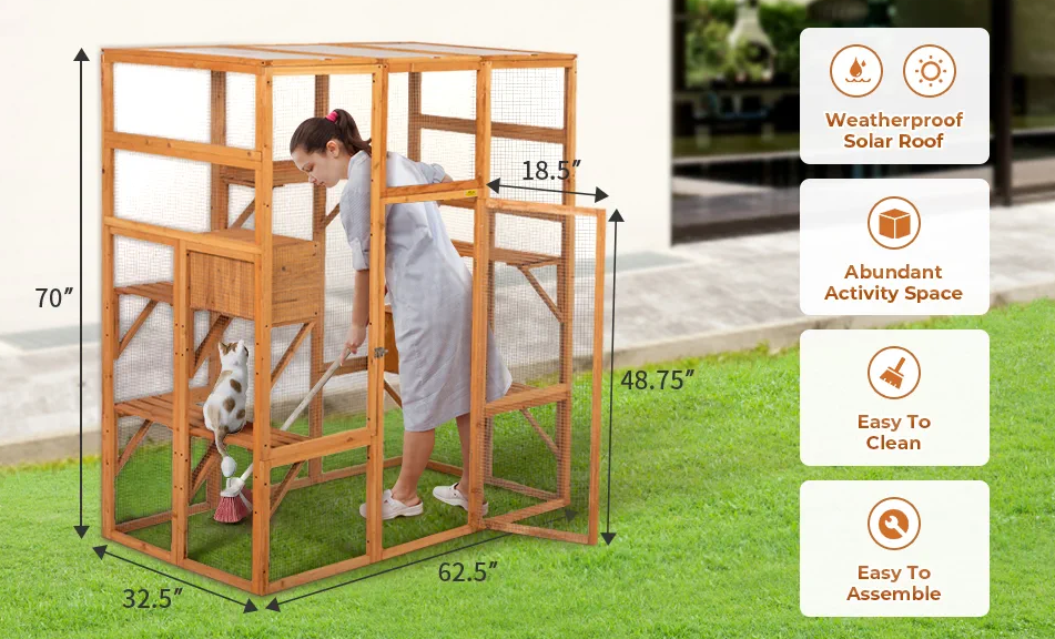 Outdoor Cat Enclosure as a Solution to Cat Behavior Issues