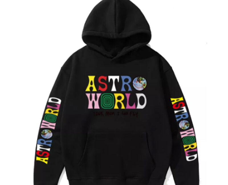 AstroWorld look mom I can fly pullover hoodie