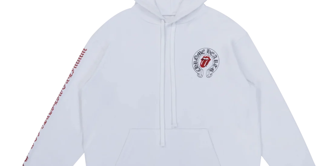 Chrome-Hearts-Rolling-Stones-Hoodie-White