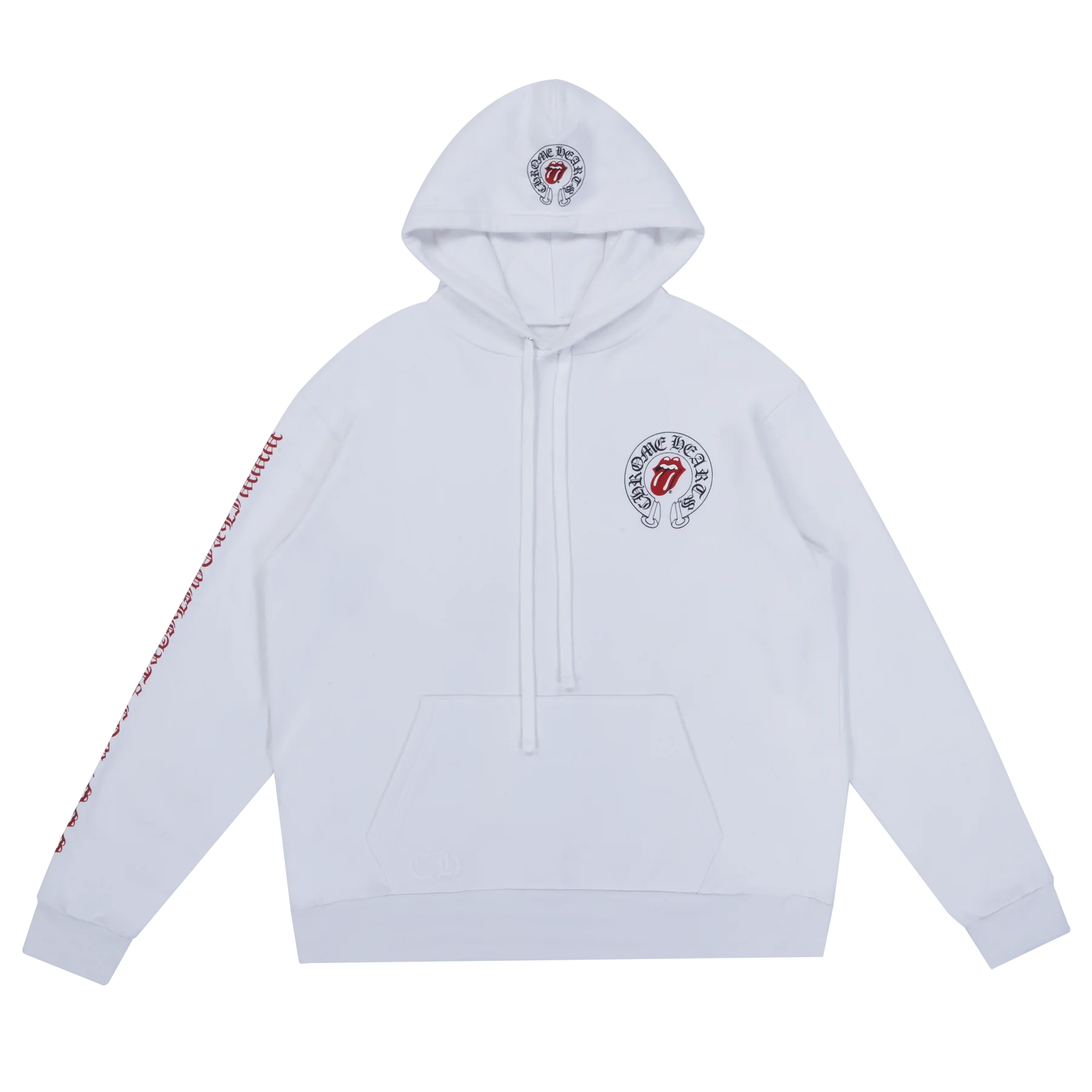 Chrome-Hearts-Rolling-Stones-Hoodie-White