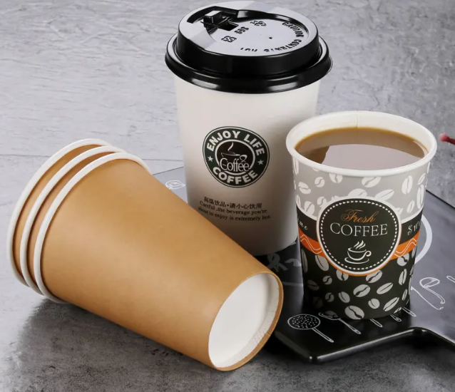 custom paper cups wholesale with logo