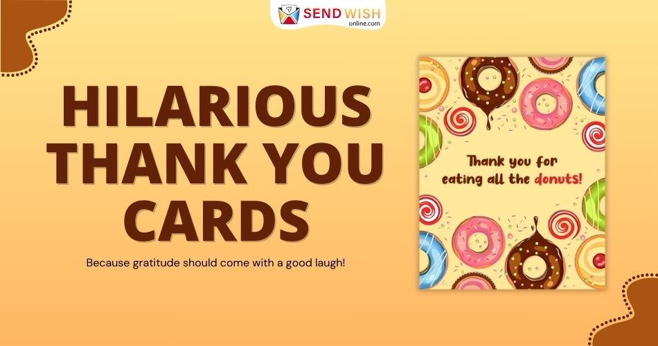 funny thank you cards