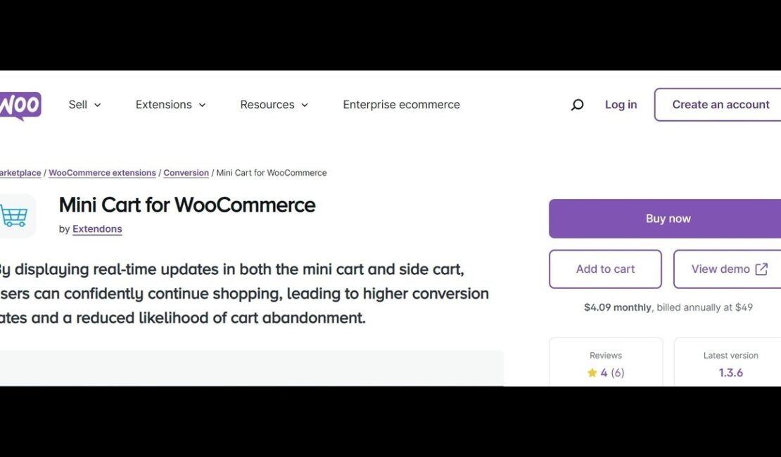 WooCommerce Side Cart