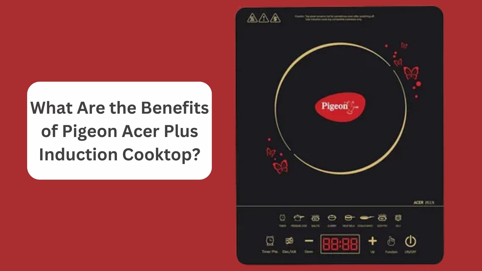 What Are the Benefits of Pigeon Acer Plus Induction Cooktop