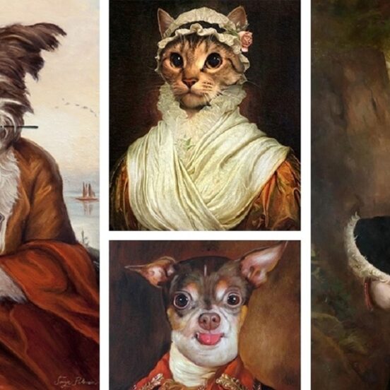 multi pet portraits