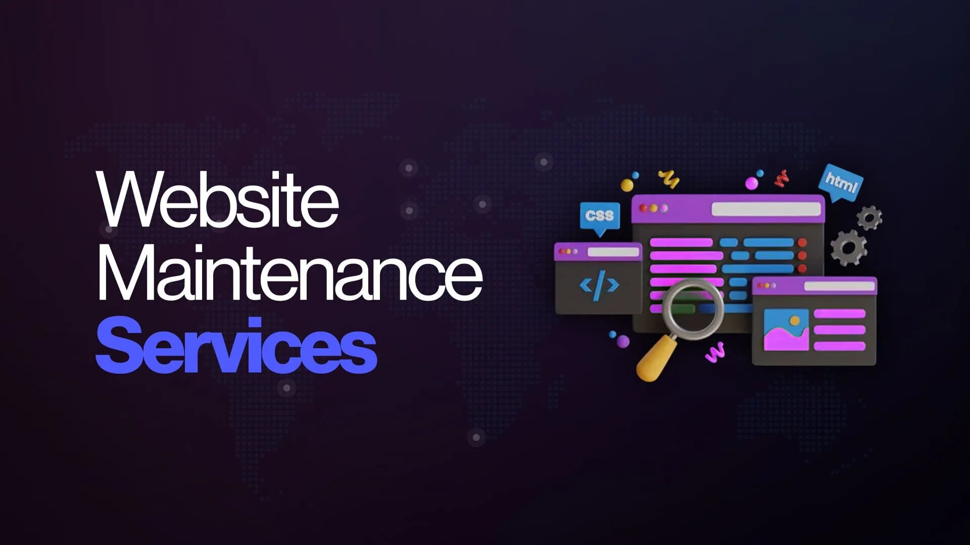 website maintenance services