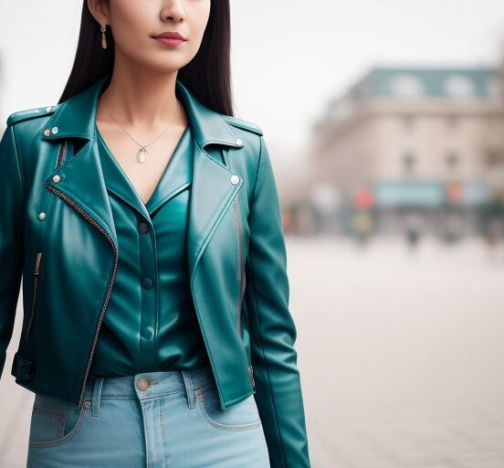 5 Unique Outfits You Can Create with a Teal Leather Jacket