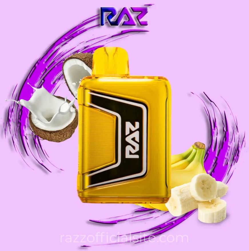 Get the tropical feeling from the comfort of your house or anyplace with the Banana Coconut Raz flavor from the Raz TN9000 Disposable Vape! This smooth, tropical combo of sweet banana and creamy coconut is created to give your vaping experience a delicious twist. And with 42% off, now’s the perfect time to treat yourself!