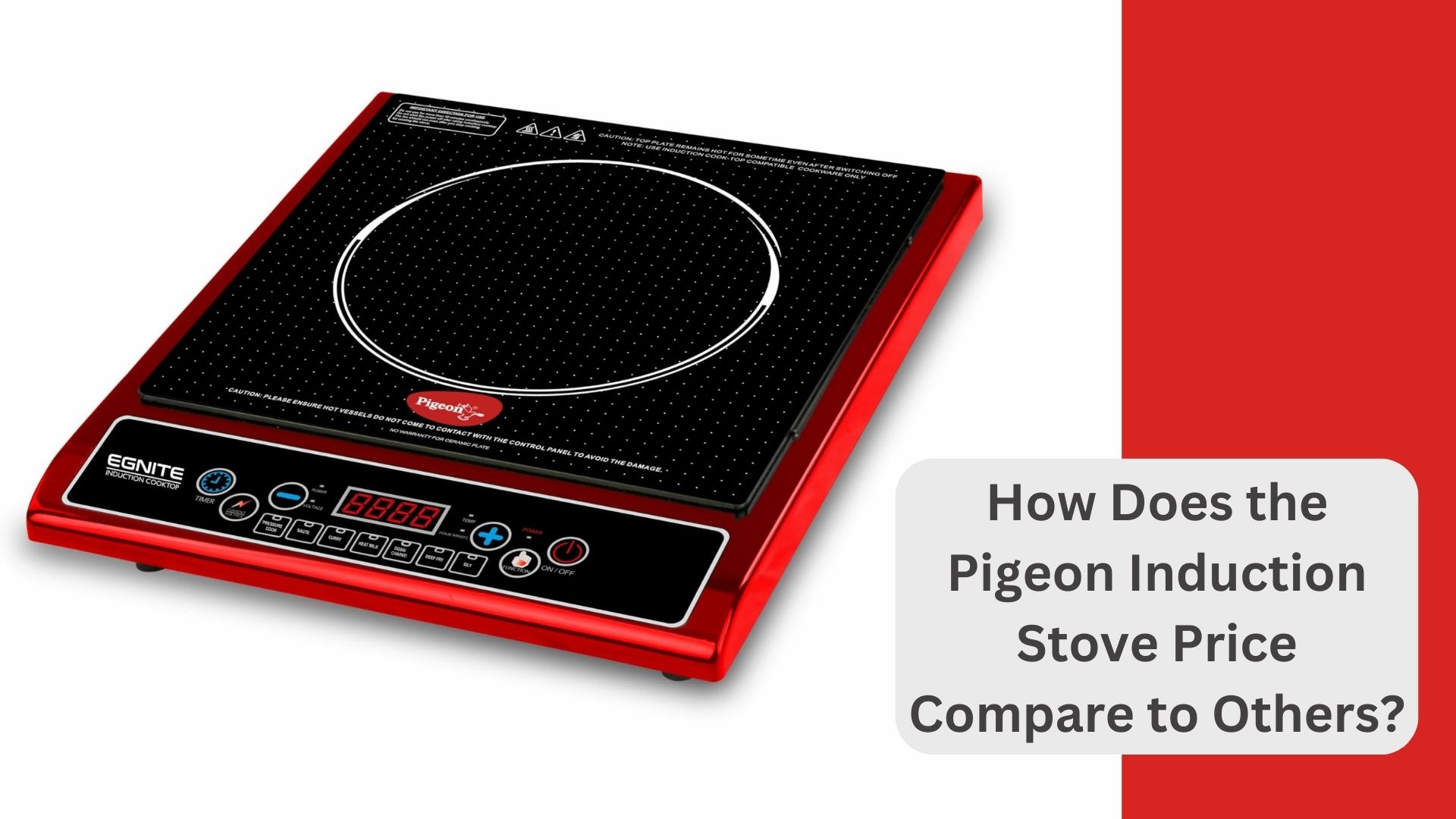 How Does the Pigeon Induction Stove Price Compare to Others