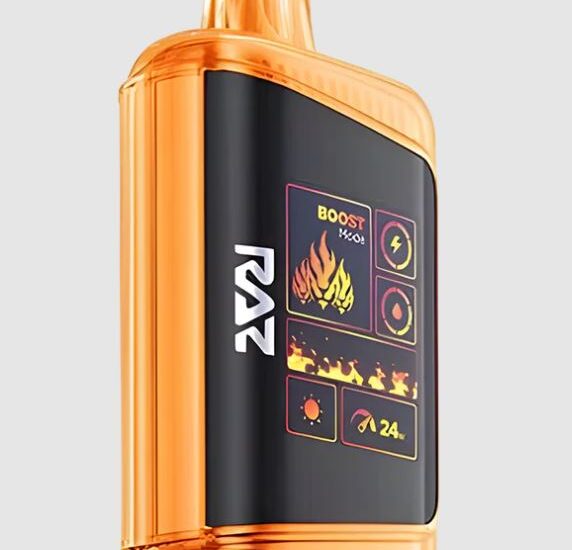 Introducing the Orange Mango – RAZ VAPE DC25000, a tantalizing disposable vape that brings together the juicy flavors of ripe oranges and sweet mangoes.