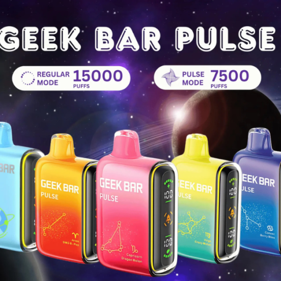 The Watermelon Ice Geek Bar Pulse 15000 Puffs Vape delivers the perfect balance of sweet and cool, making every puff feel like biting into a juicy slice of chilled watermelon.