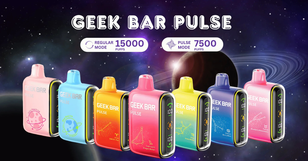 The Watermelon Ice Geek Bar Pulse 15000 Puffs Vape delivers the perfect balance of sweet and cool, making every puff feel like biting into a juicy slice of chilled watermelon.