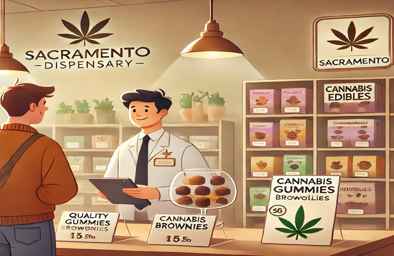 buying cannabis edibles in a Sacramento