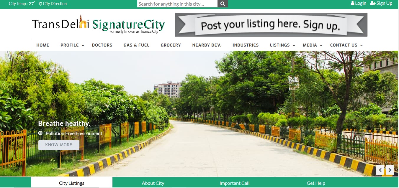 residential property in tronica city ghaziabad