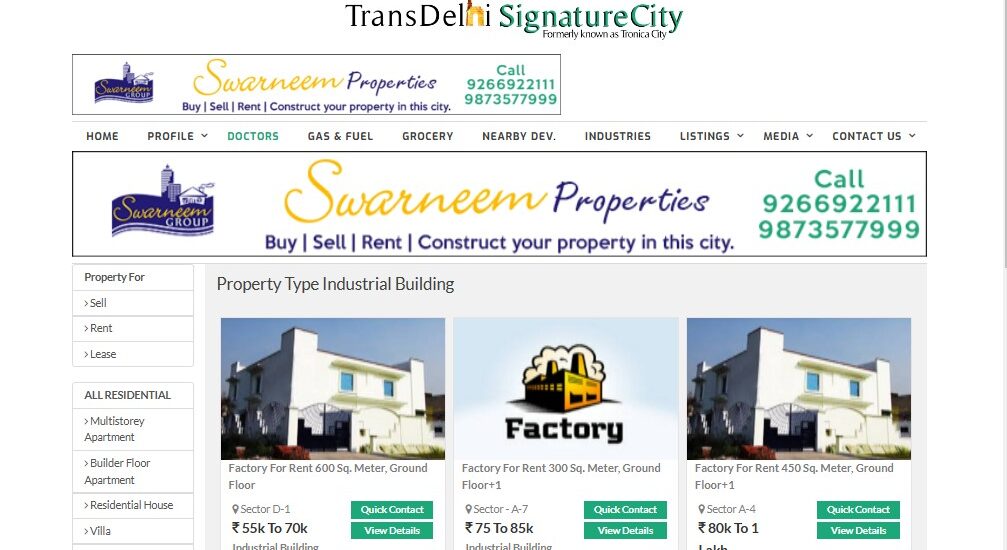 industrial property in tronica city ghaziabad