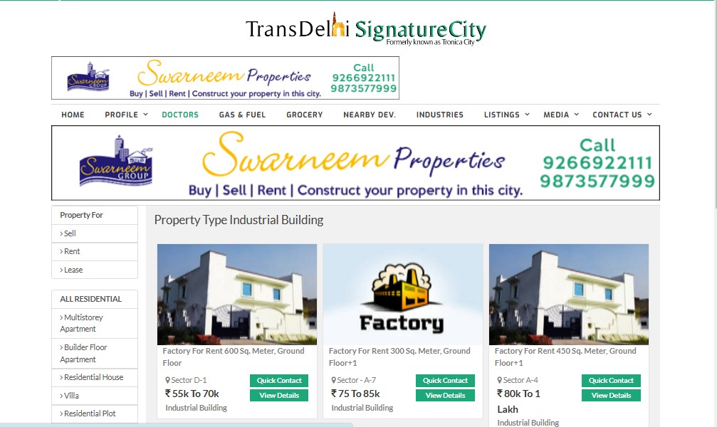 industrial property in tronica city ghaziabad