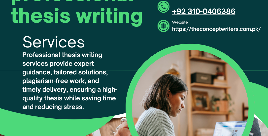 thesis writing service lahore