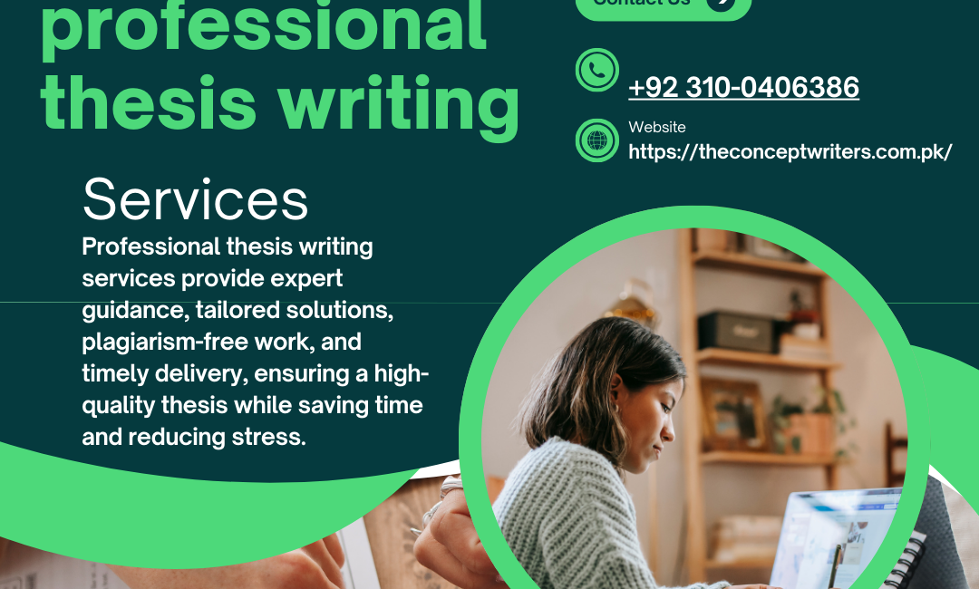 thesis writing service lahore