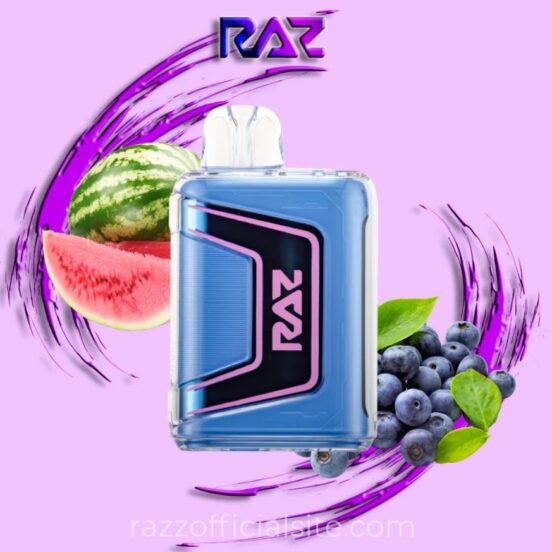 Blueberry Watermelon Raz Vape TN9000 is a mix of blueberries and watermelons.