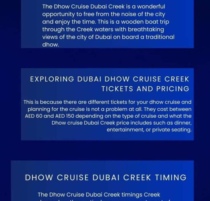 Dubai Dhow Cruise Creek