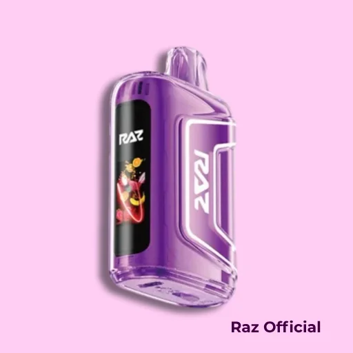 Dive into the vibrant essence of the Tropical Storm RAZ Vape TN9000 with its expertly blended flavor profile.