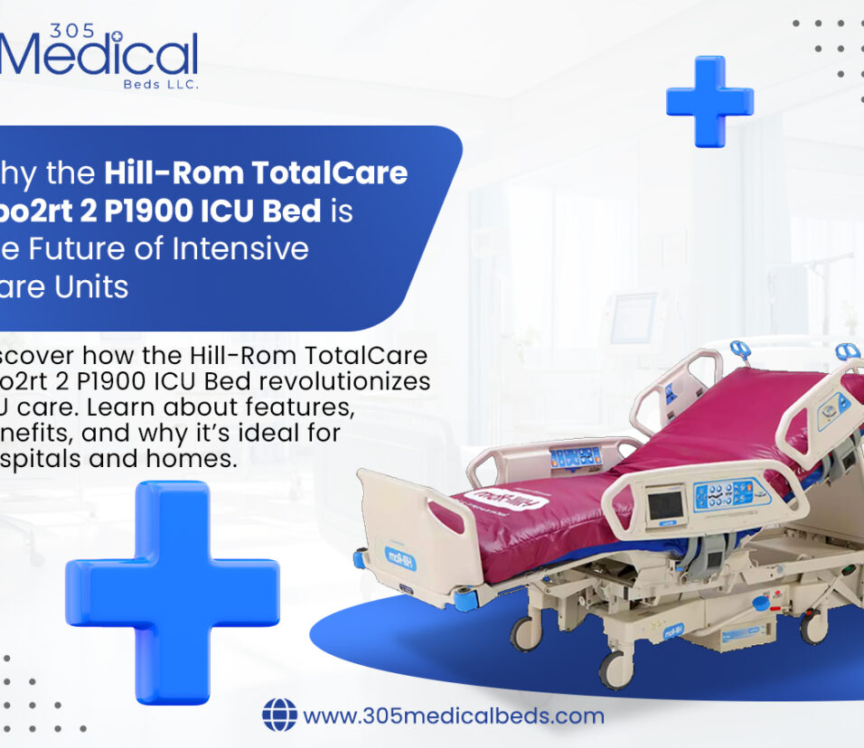 Why the Hill-Rom TotalCare Spo2rt 2 P1900 ICU Bed is the Future of Intensive Care Units