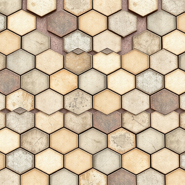 hexagon tiles design