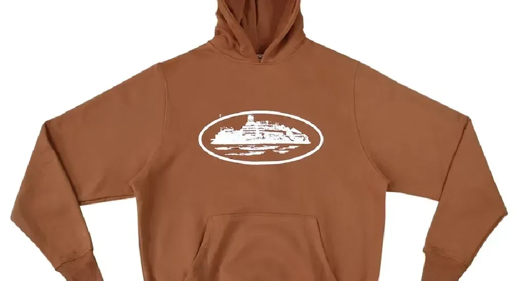 Corteiz Alcatraz Hoodie Brown