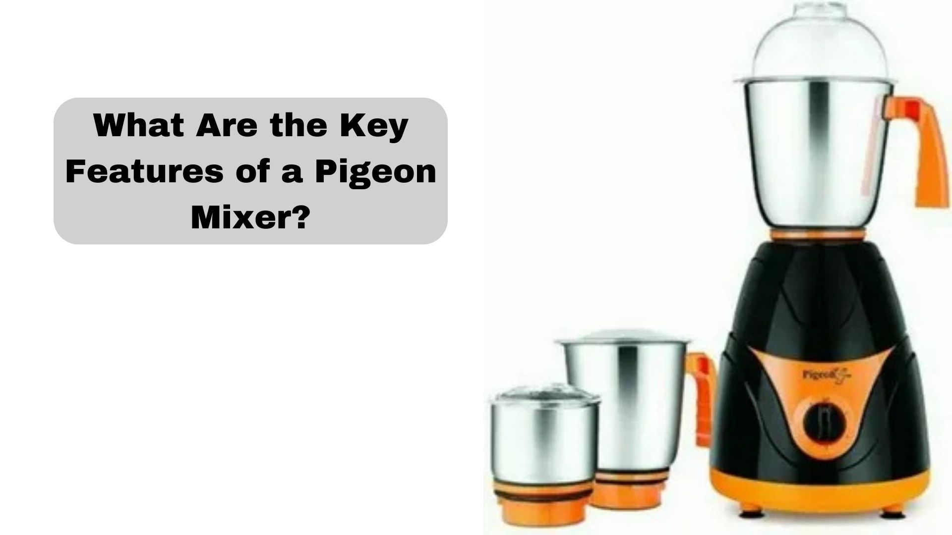 What Are the Key Features of a Pigeon Mixer