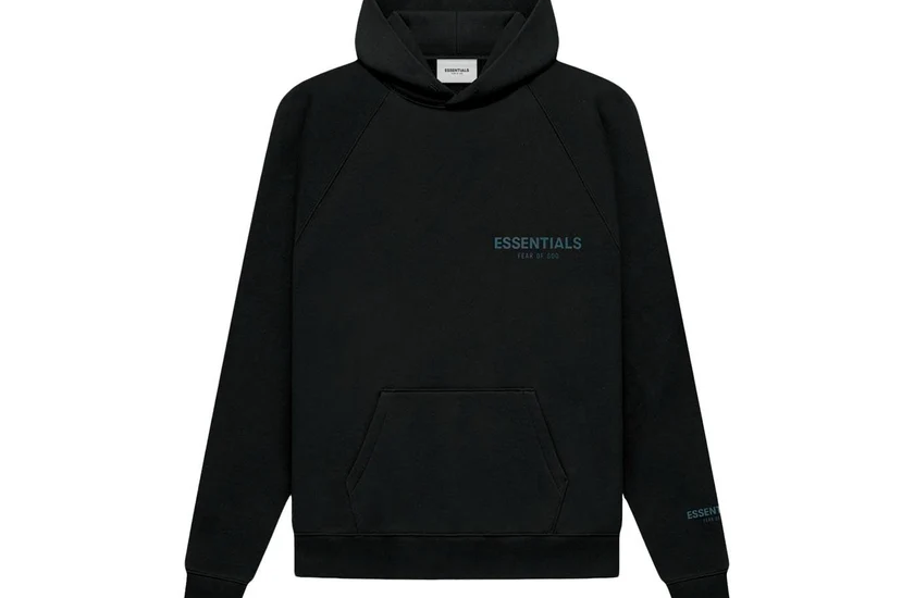 Black Essentials Hoodie