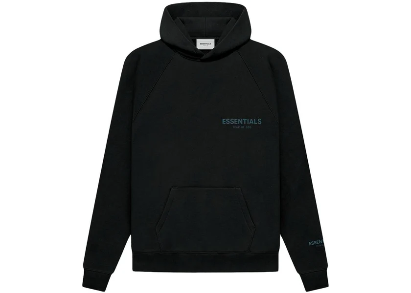 Black Essentials Hoodie