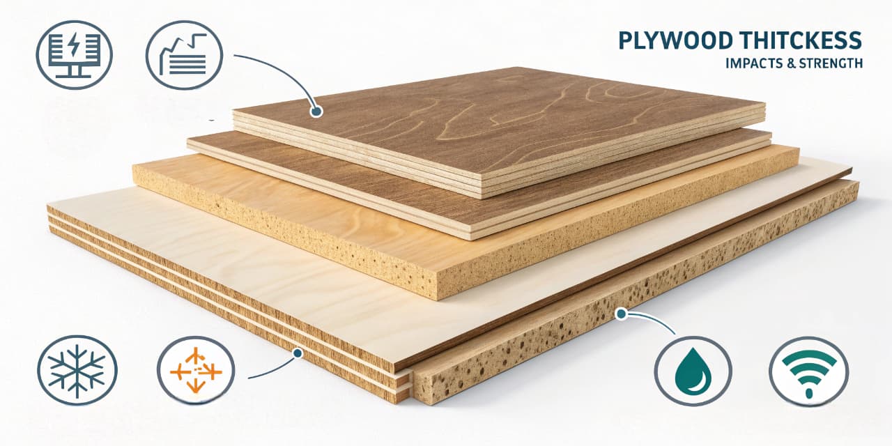 thickness of plywood