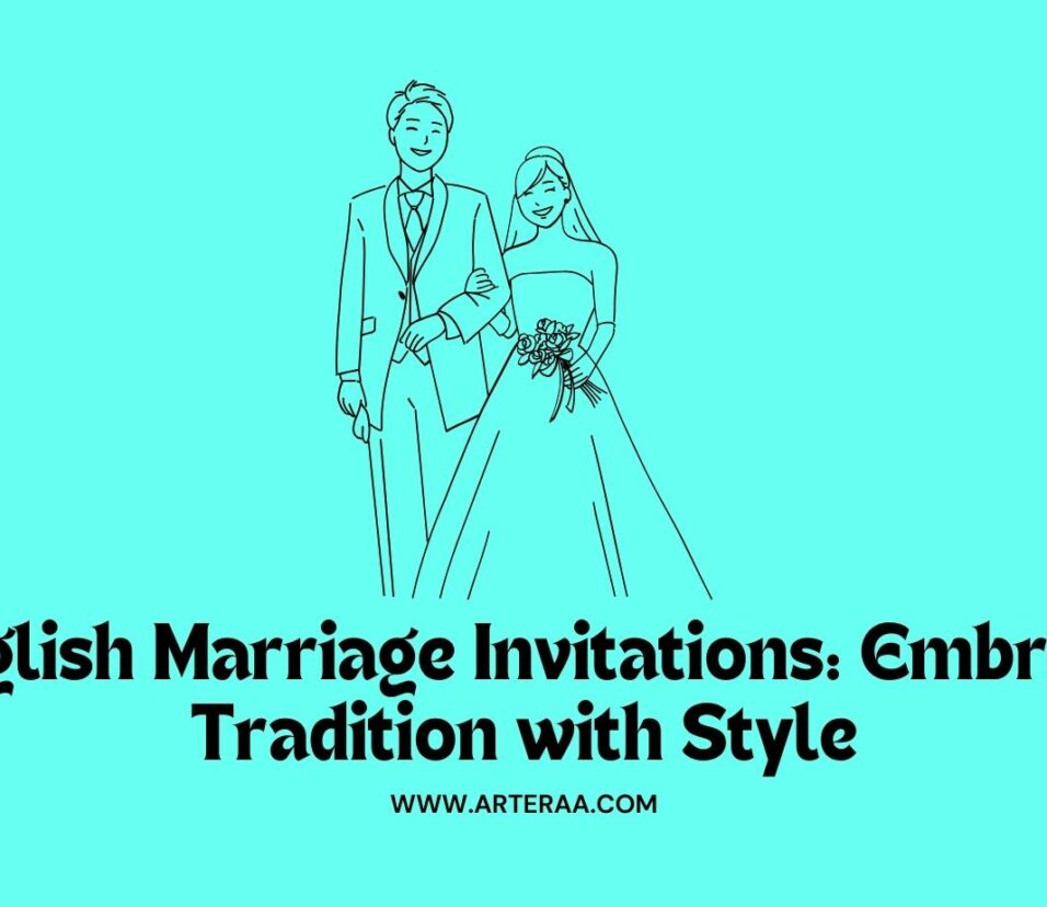 English Marriage Invitations: Embrace Tradition with Style