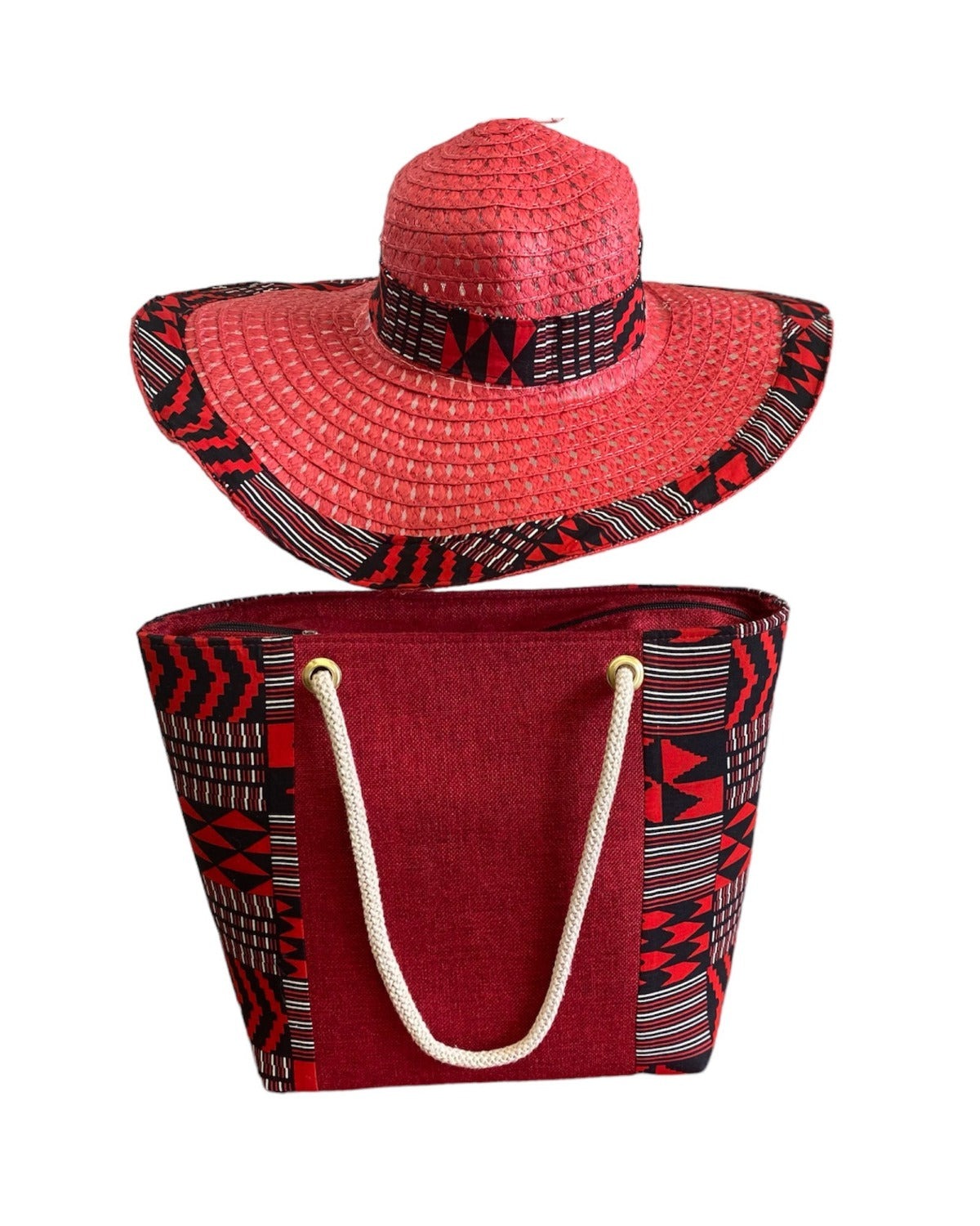Fashionable hats and handbags