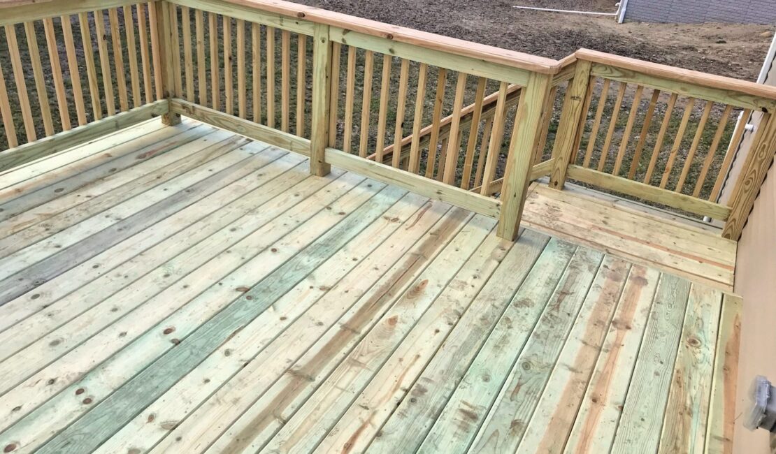 Trex vinyl decking