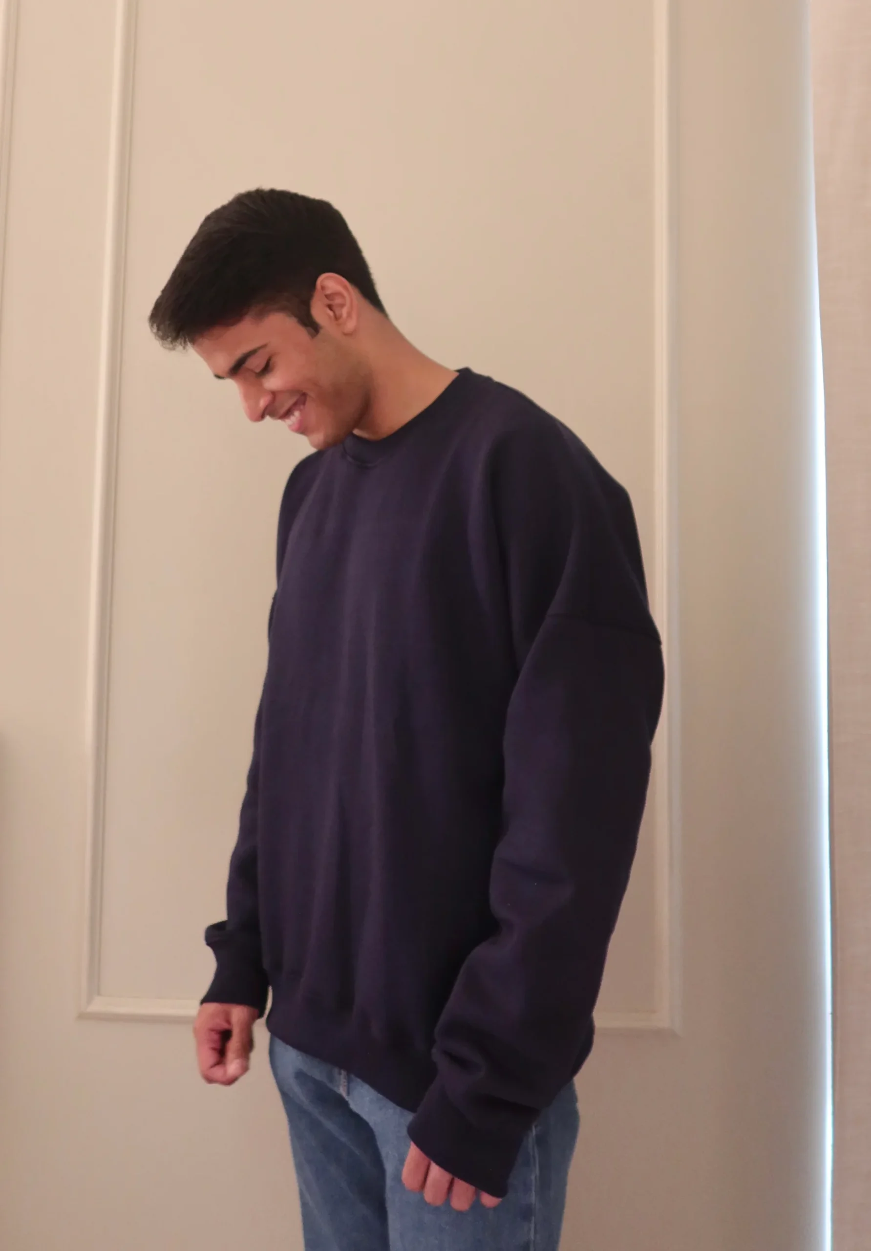 navy blue sweatshirt mens