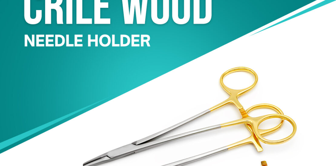 Crile Wood Needle Holder