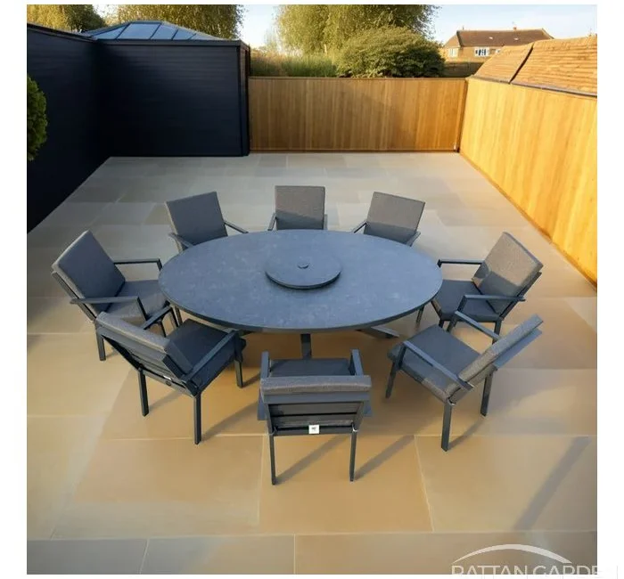 rattan garden dining set uk