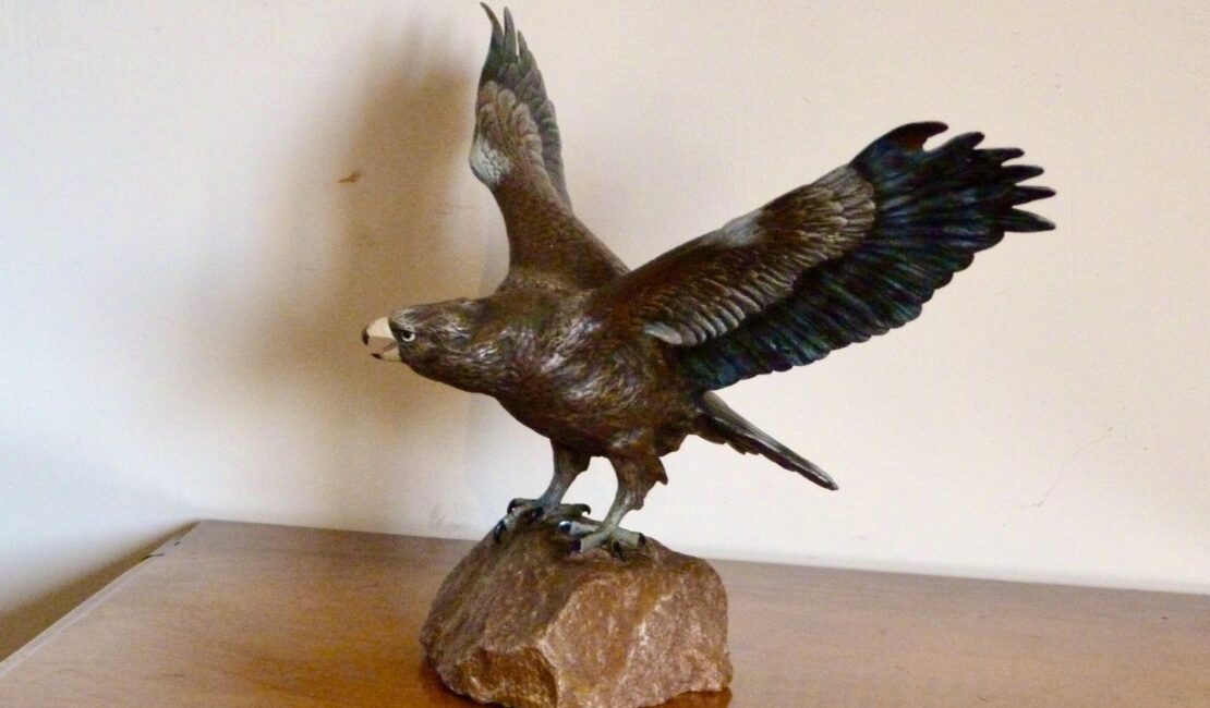 Bronze Eagle Statue