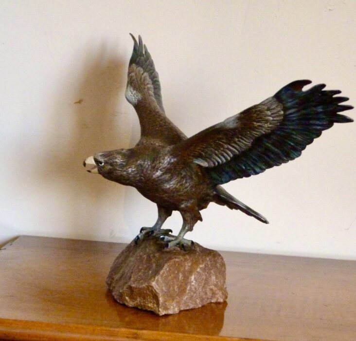 Bronze Eagle Statue