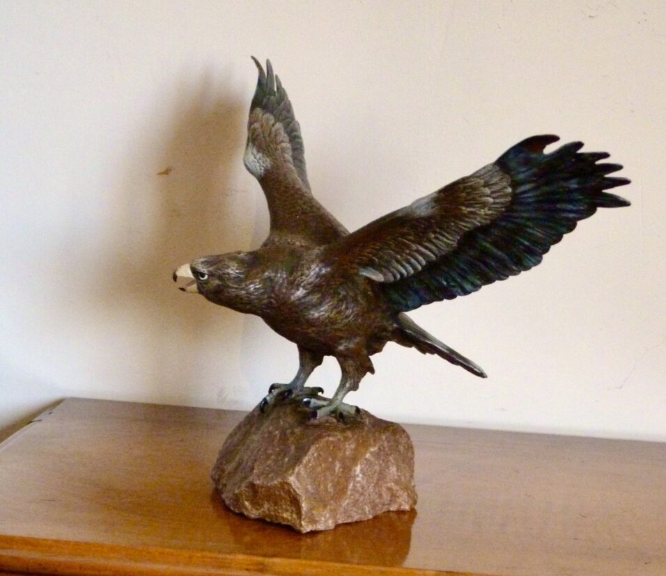 Bronze Eagle Statue