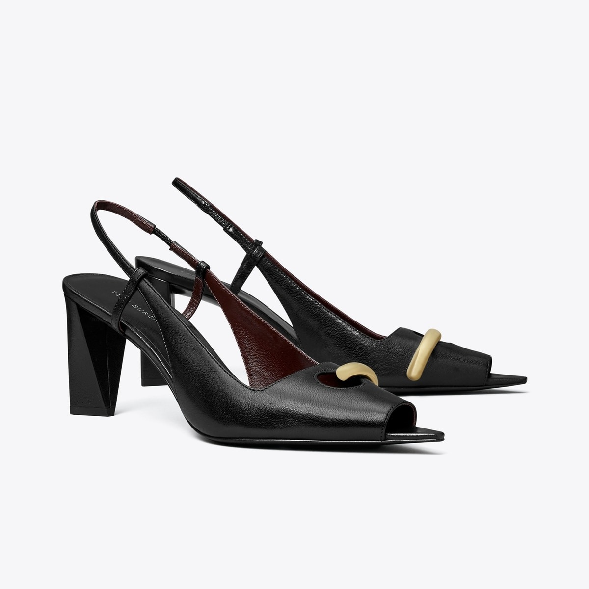 Open toe heels for women