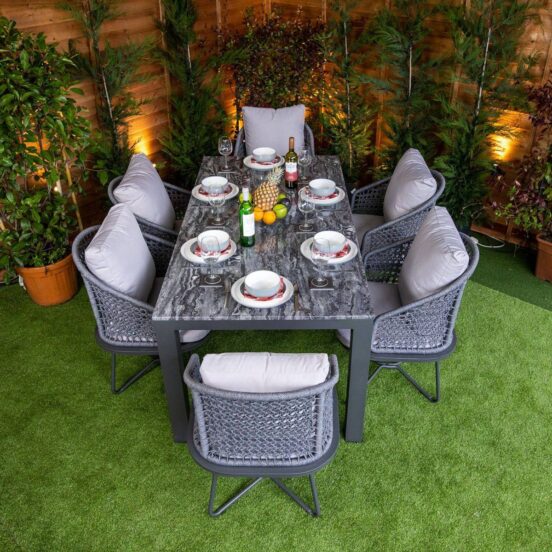 Rattan garden furniture