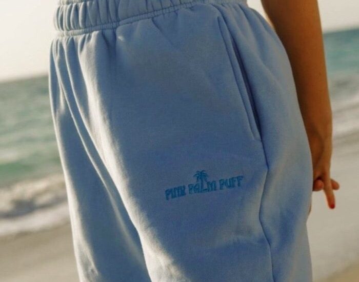 Pink Palm Puff Sweatpants | Cozy, stylish, and Comfort Official