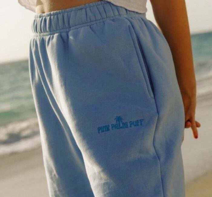 Pink Palm Puff Sweatpants | Cozy, stylish, and Comfort Official