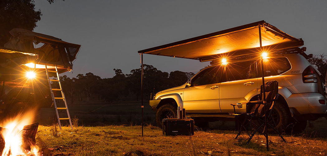 Roof Rack Camp Lights